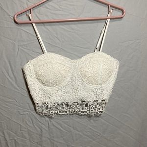 Lace bustier